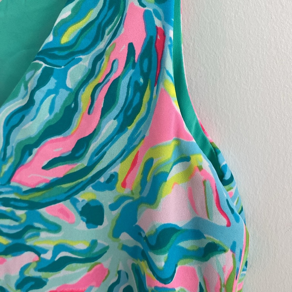 Lilly Pulitzer Colorful Sleeveless Top XS - Picture 3 of 5